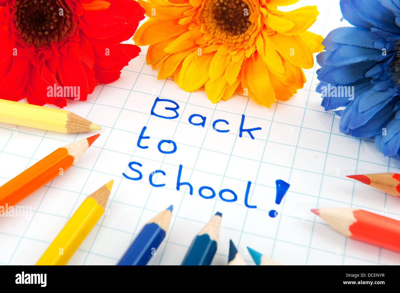Ritorno a scuola Foto Stock