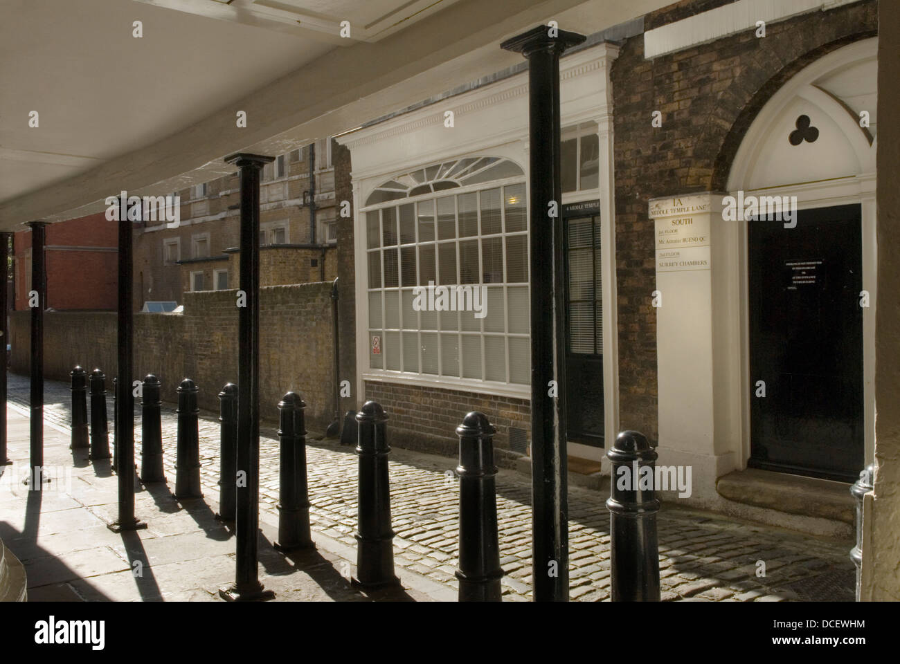 I procuratori legali uffici camere a Middle Temple Lane, Middle Temple, Locande di Corte Londra UK 2010s 2011 HOMER SYKES Foto Stock