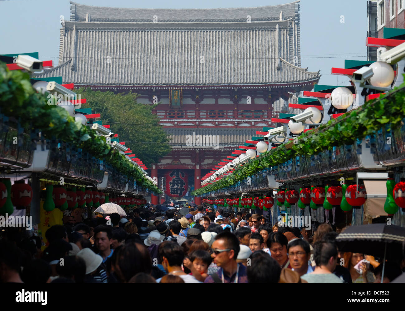 Nakamise dori street, Sensoji-Tempio di Asakusa Foto Stock