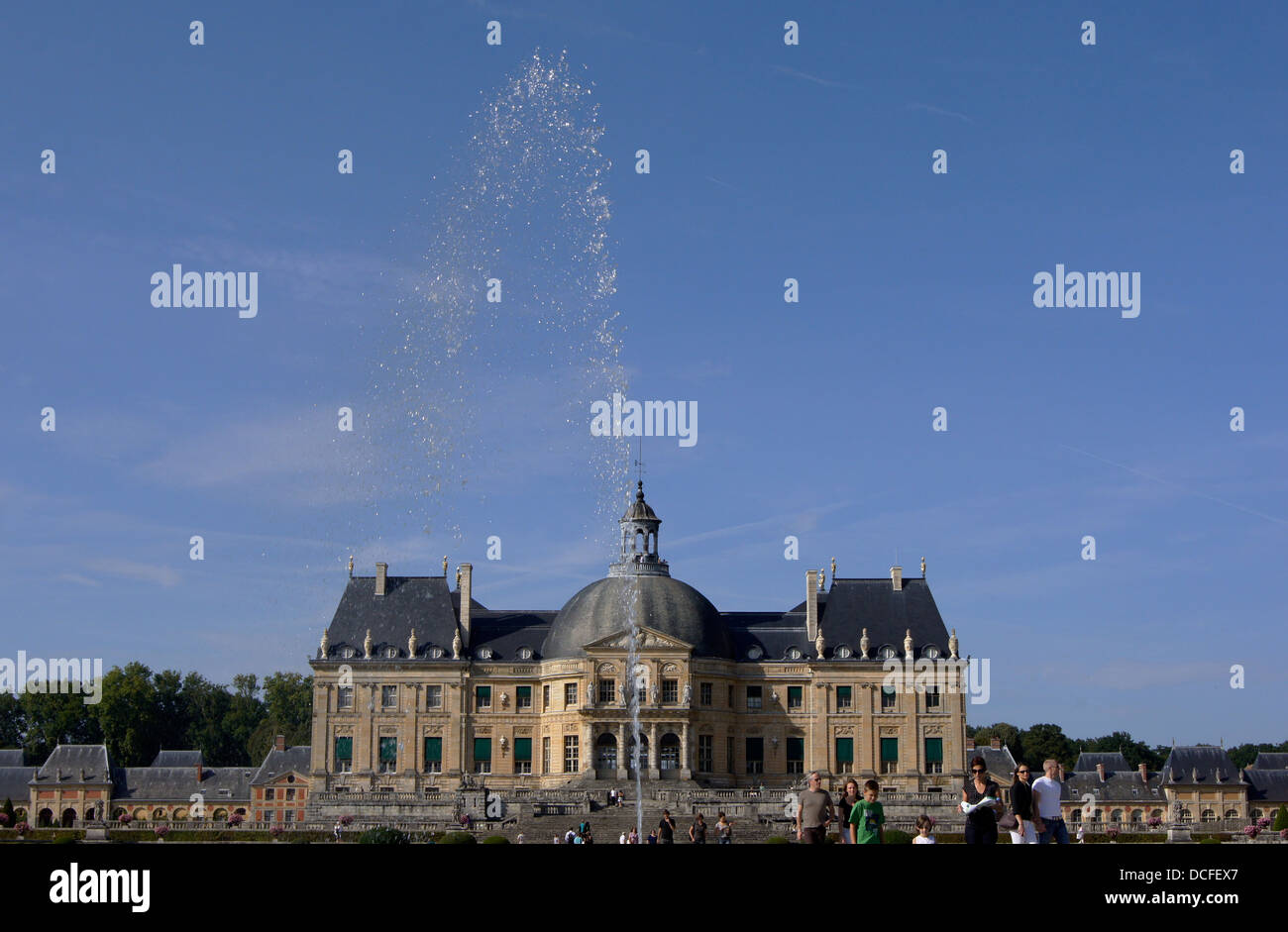 Chateau de Vaux-le-Vicomte, Francia Foto Stock