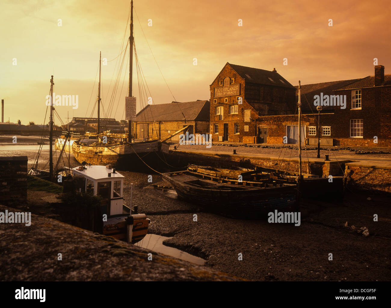 Hereford Quay, King's Lynn, Norfolk Foto Stock