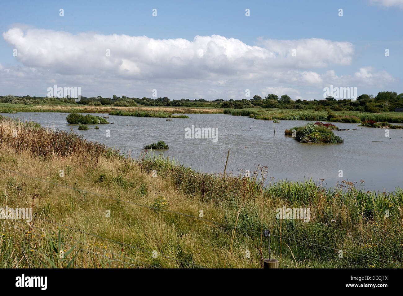 A Titchfield Haven, Hampshire, Agosto 2013 Foto Stock