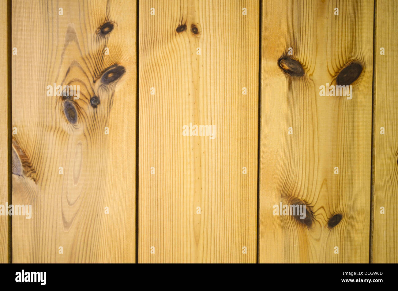 Pannello in legno sullo sfondo di legno di abete rosso Foto Stock