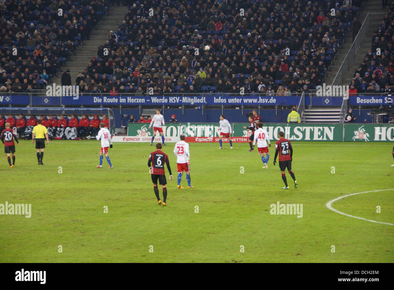 Il giocatore di football Rafael van der Vaart dal team Hamburger Sportverein HSV Amburgo Foto Stock