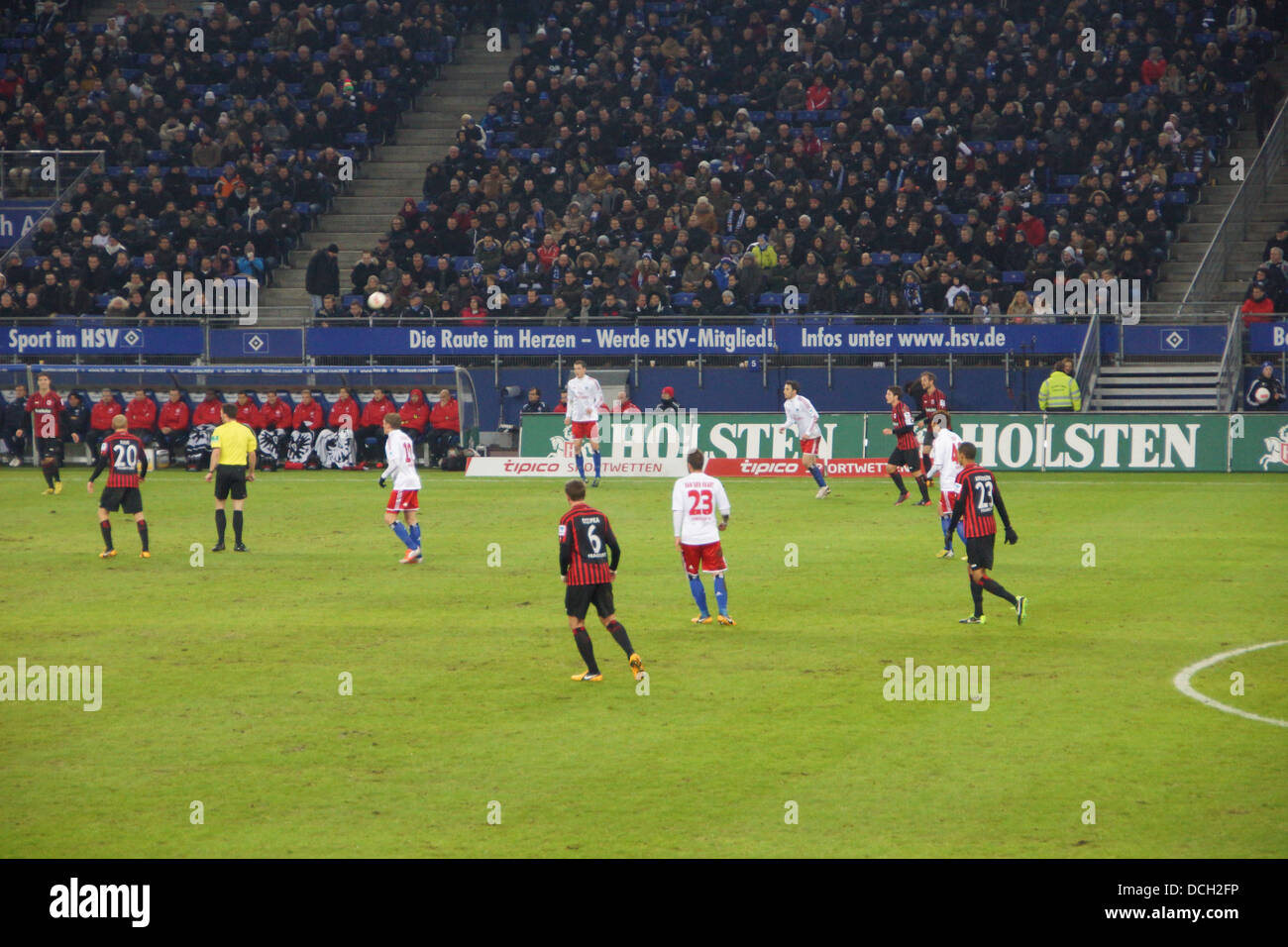 Il giocatore di football Rafael van der Vaart dal team Hamburger Sportverein HSV Amburgo Foto Stock