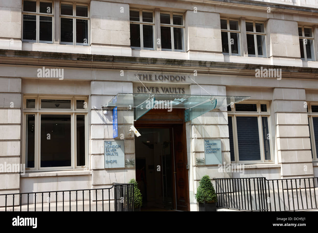 La Londra Silver Vaults England Regno Unito Foto Stock