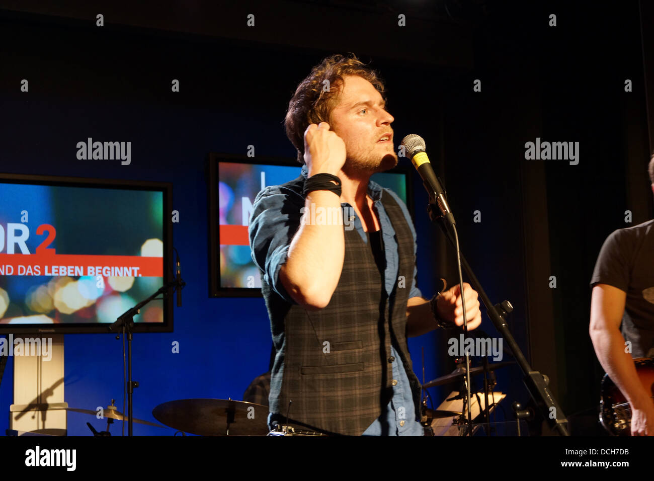 Singer-Songwriter Johannes Oerding Foto Stock