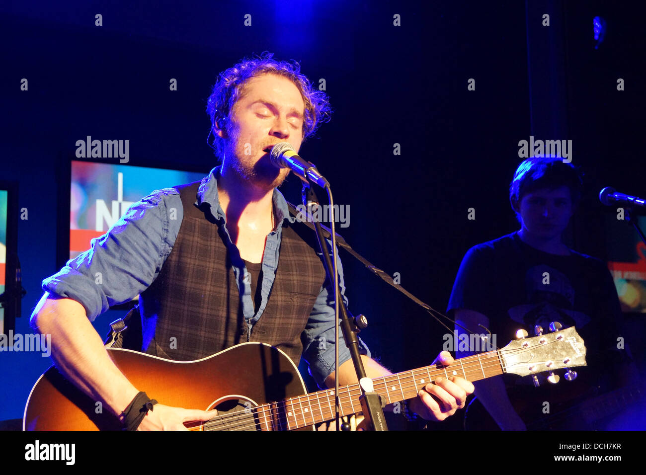 Singer-Songwriter Johannes Oerding Foto Stock