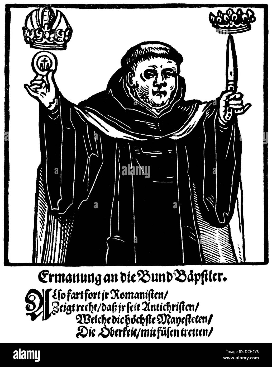 Opuscolo contro Jacques Clément o Jacob Clemente, 1567 - 1589, un frate domenicano che ha pugnalato il re francese Enrico III Foto Stock Opuscolo contro Jacques Clément o Jacob Clemente, 1567 - 1589, un frate domenicano che ha pugnalato il re francese Enrico III Foto Stock