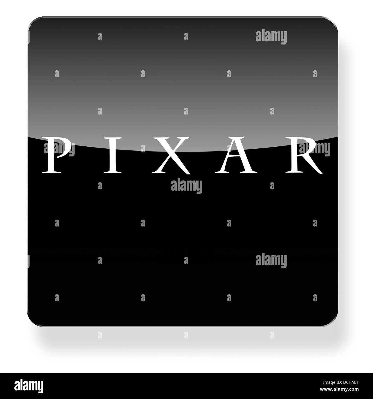 Pixar animation studios logo come l'icona di un'app. Percorso di clipping incluso. Foto Stock