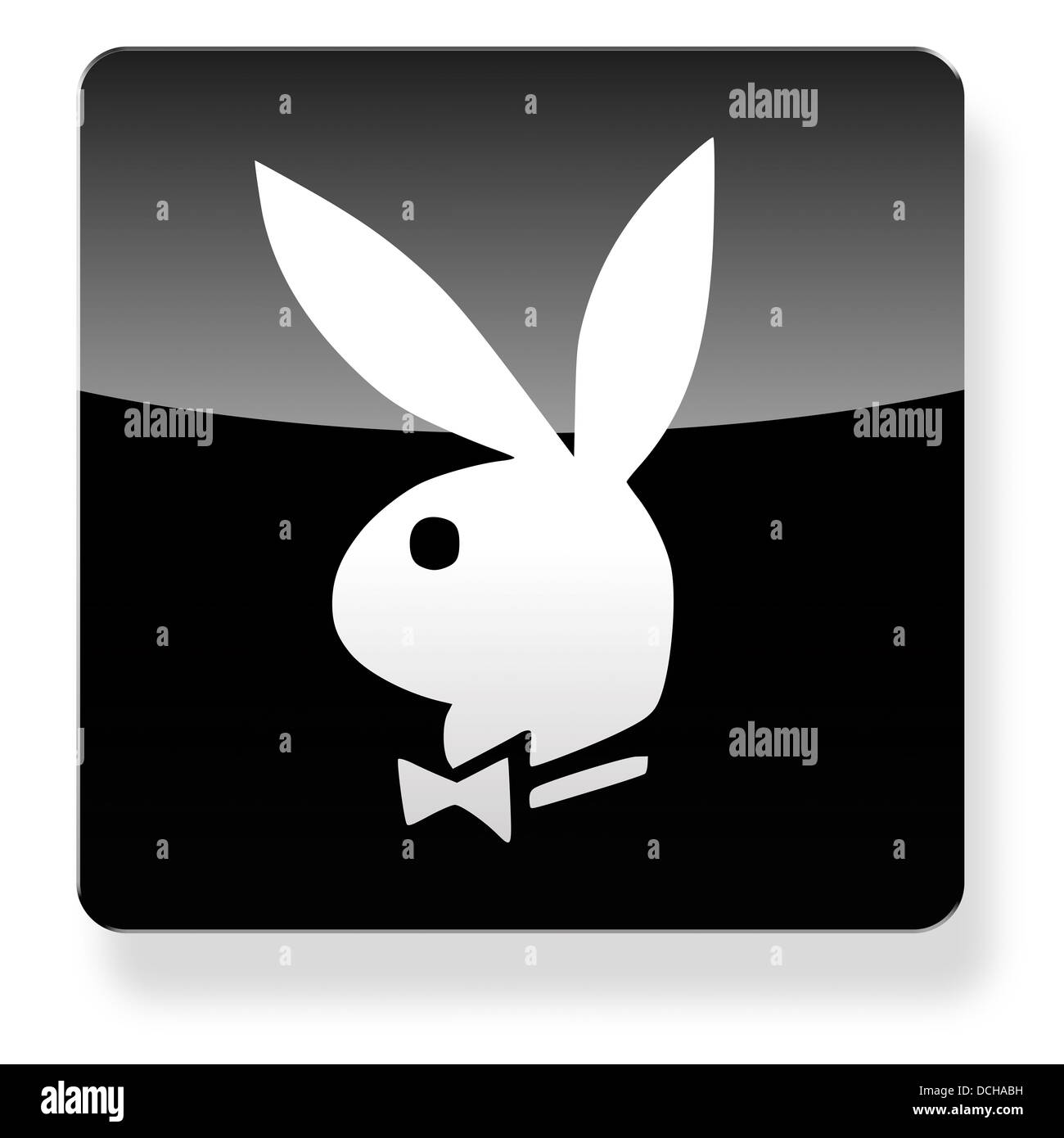 Logo del coniglietto playboy immagini e fotografie stock ad alta