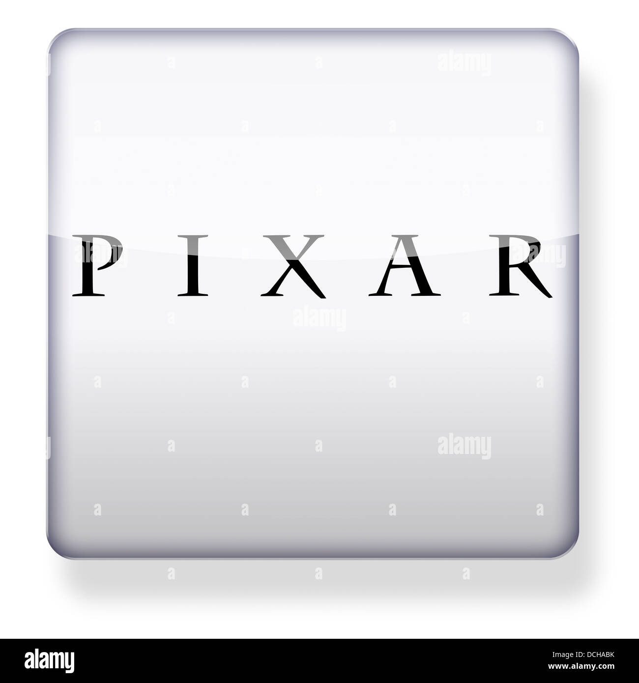 Pixar animation studios logo come l'icona di un'app. Percorso di clipping incluso. Foto Stock