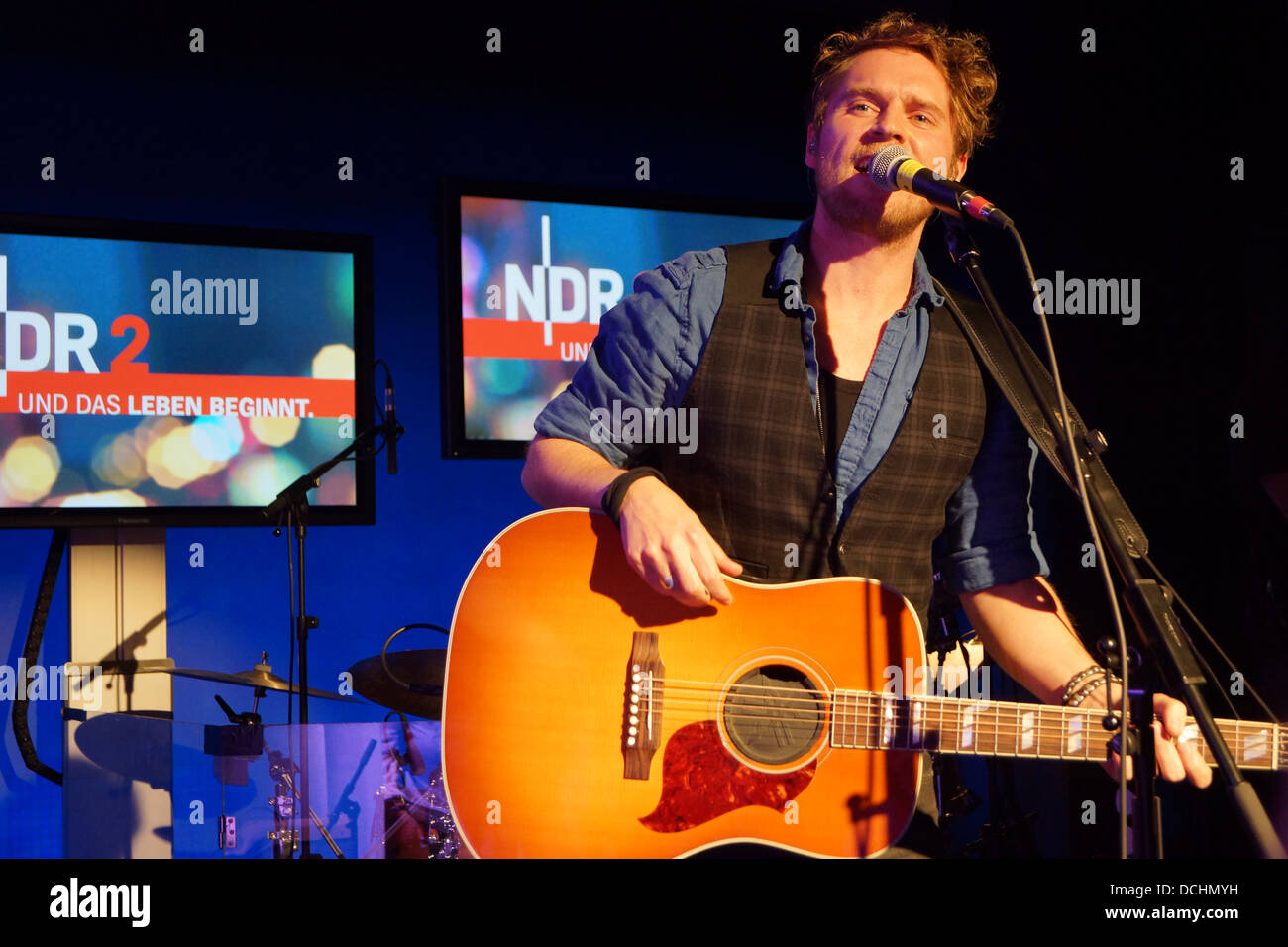 Singer-Songwriter Johannes Oerding Foto Stock