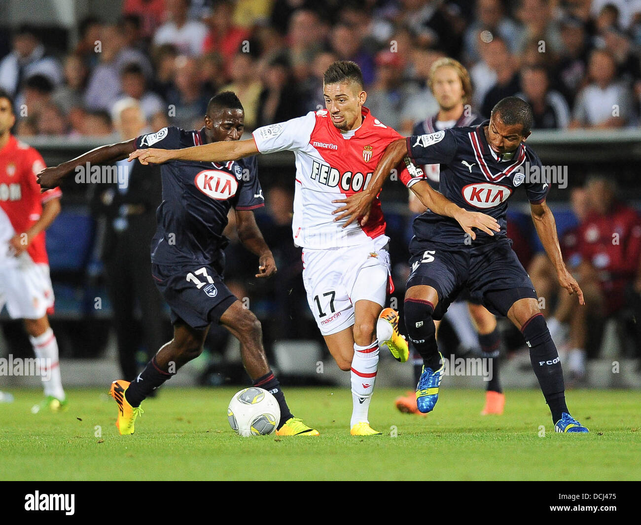 18.08.2013 Monaco. Yannick Ferreira Carrasco durante il French Ligue 1 gioco tra Monaco e Montpellier da Stadio Louis II Stadium. Foto Stock