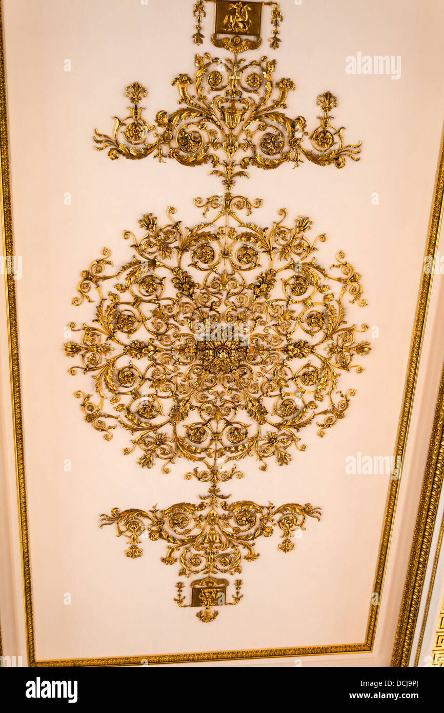 Interno opere d'arte,arredamento e architettura. L'eremo di San Pietroburgo Russia Foto Stock