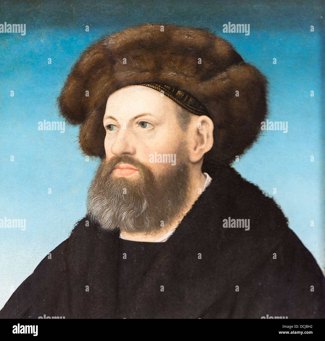 Xvi secolo - Sebastien Andorfer, 1517 - Hans Maler Olio su legno Foto Stock