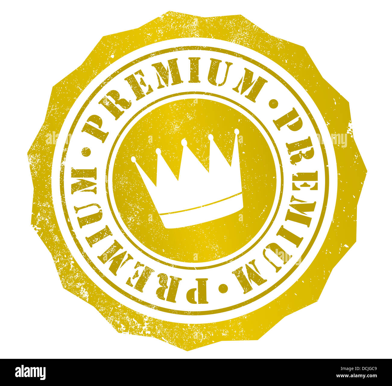 Premio timbro grunge, in lingua inglese Foto Stock