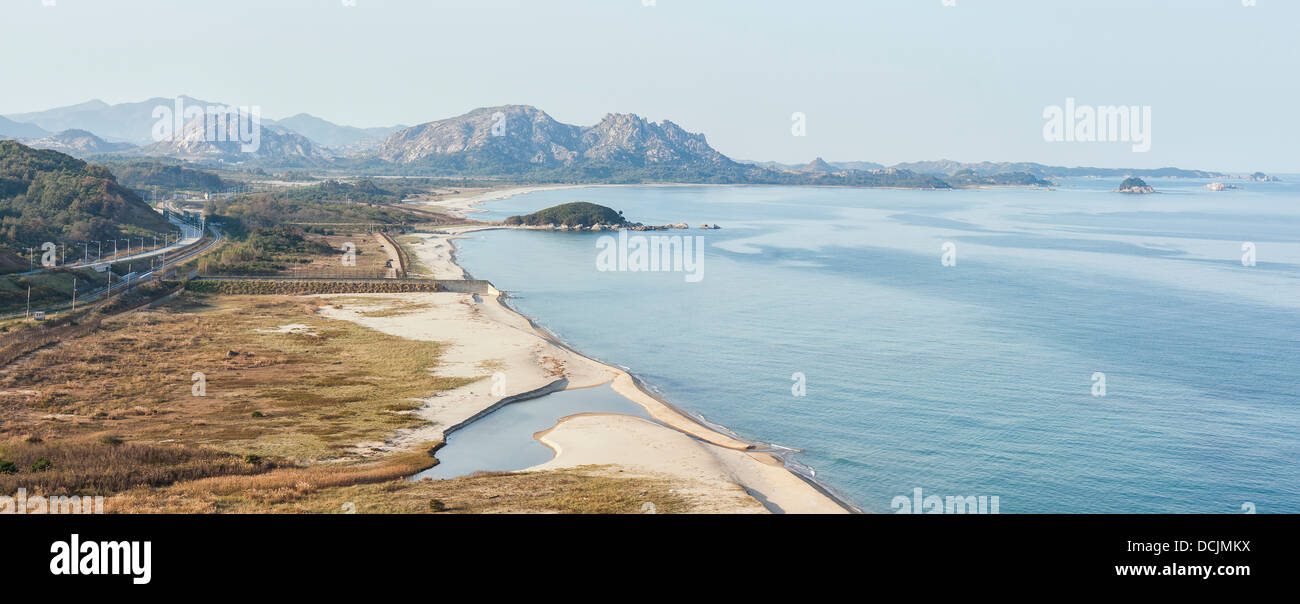 Corea DMZ e montagne di Diamante Foto Stock