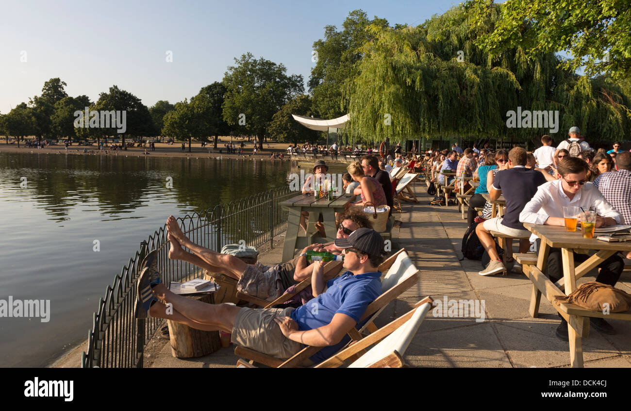 Serpentine Bar & Cucina - Hyde Park - Londra Foto Stock