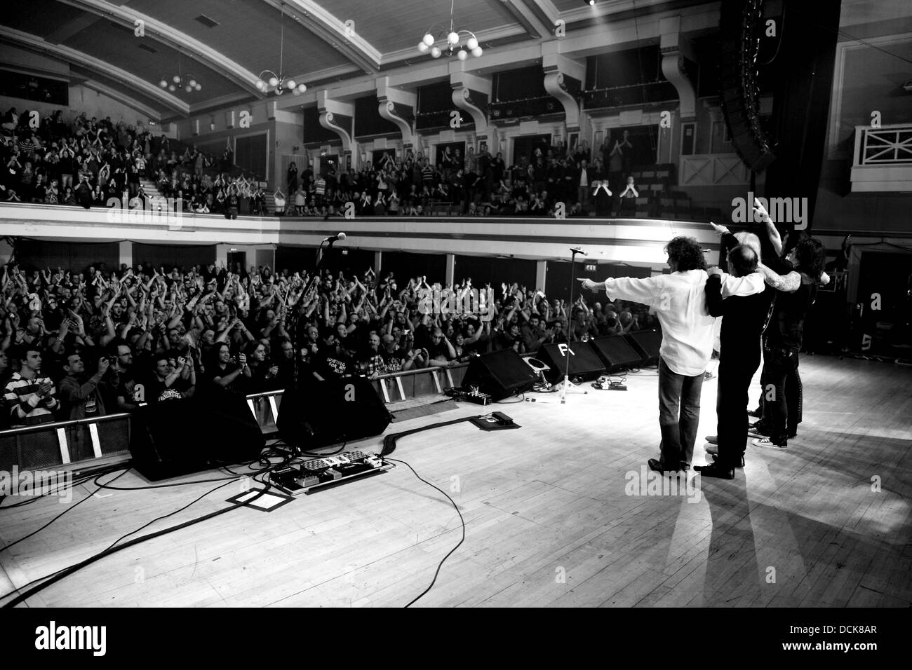 Thin Lizzy performing live a Sheffield City Hall Foto Stock