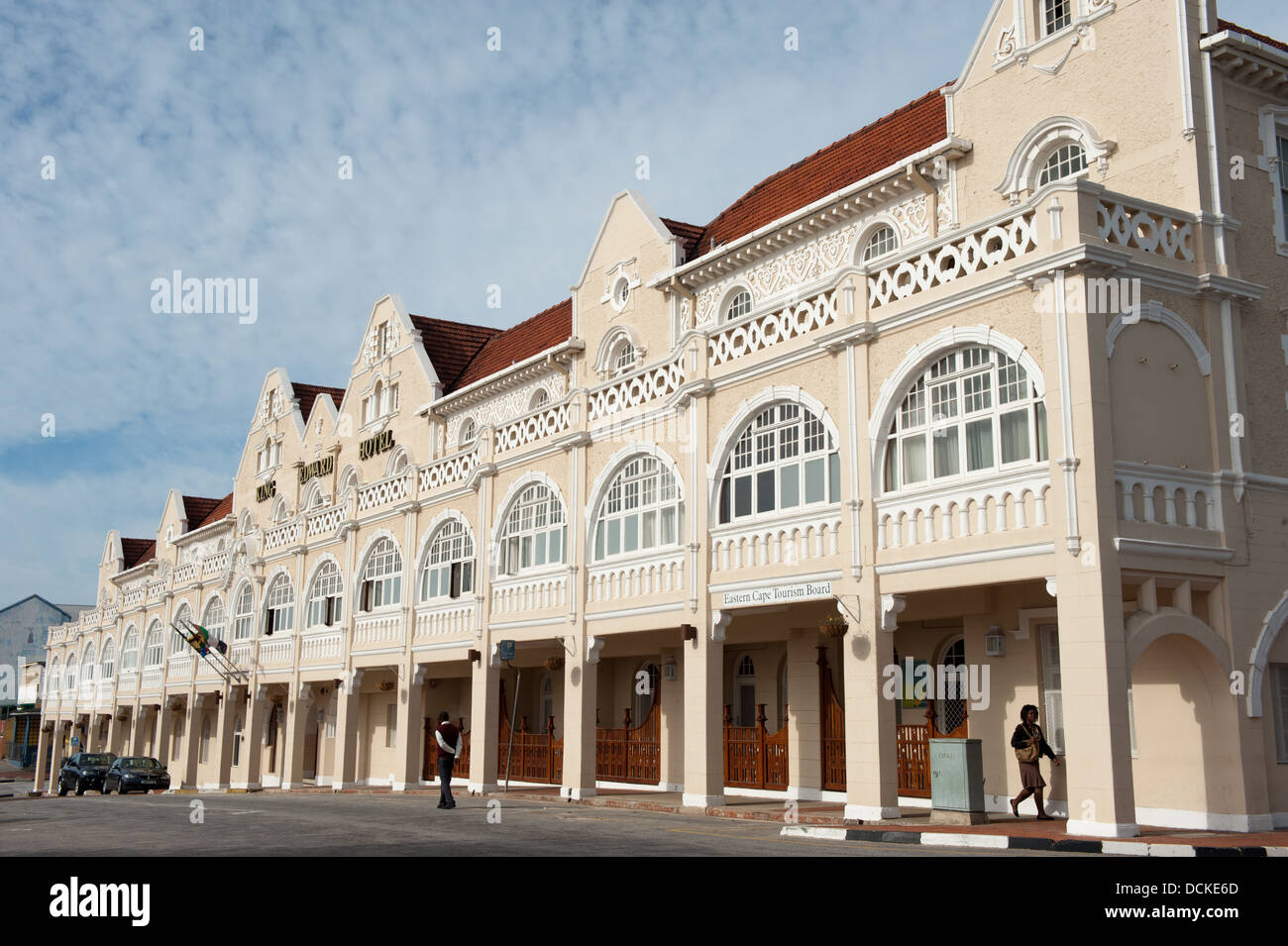 Hotel Edward, edificio eduardiano, Port Elizabeth, Capo orientale, Sud Africa Foto Stock