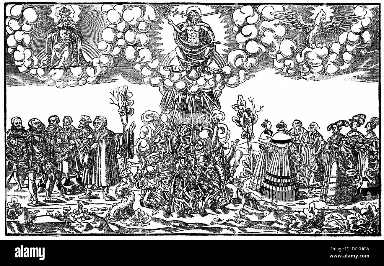 Opuscolo protestante dalla Riforma del XVI secolo Foto Stock