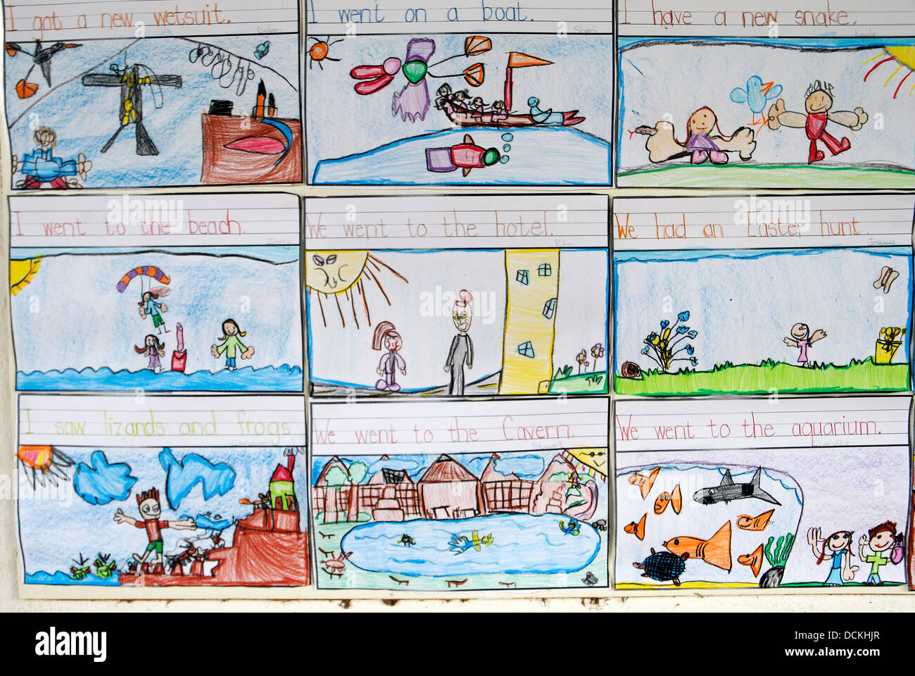 Sud Africa, Cape, 2009. Un disegno per i bambini. Foto Stock