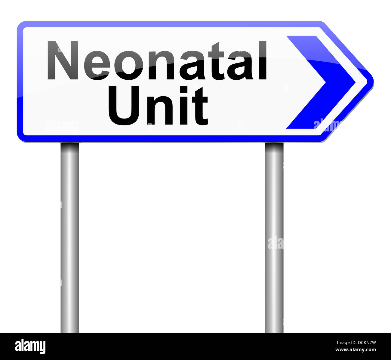 Neonatale segno. Foto Stock