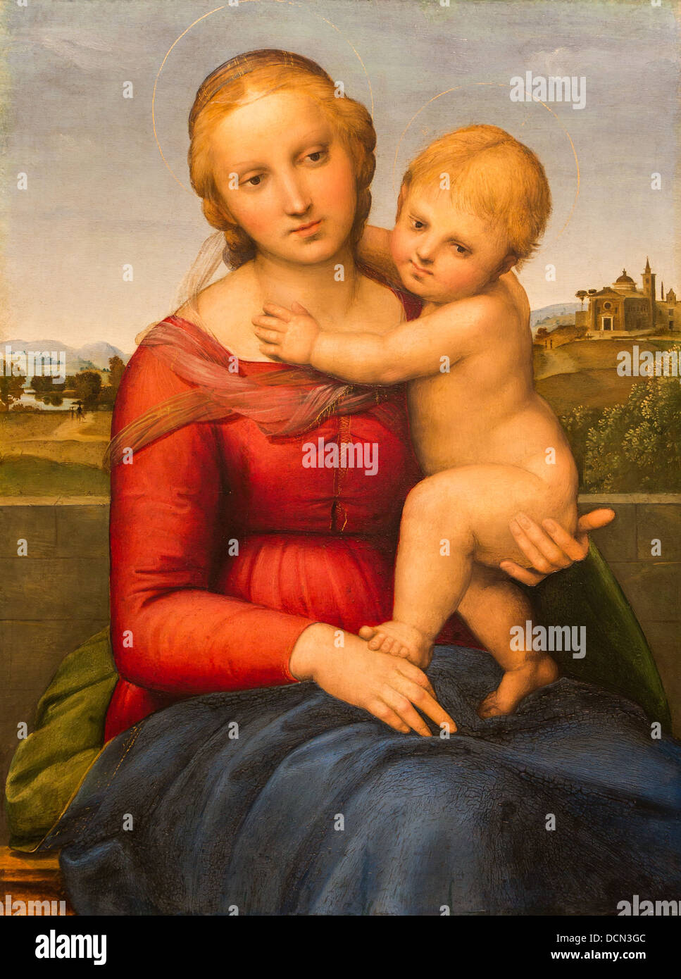Xvi secolo - la piccola Madonna Cowper, 1505 - Raffaello - Philippe Sauvan-Magnet / Museo attivo Foto Stock