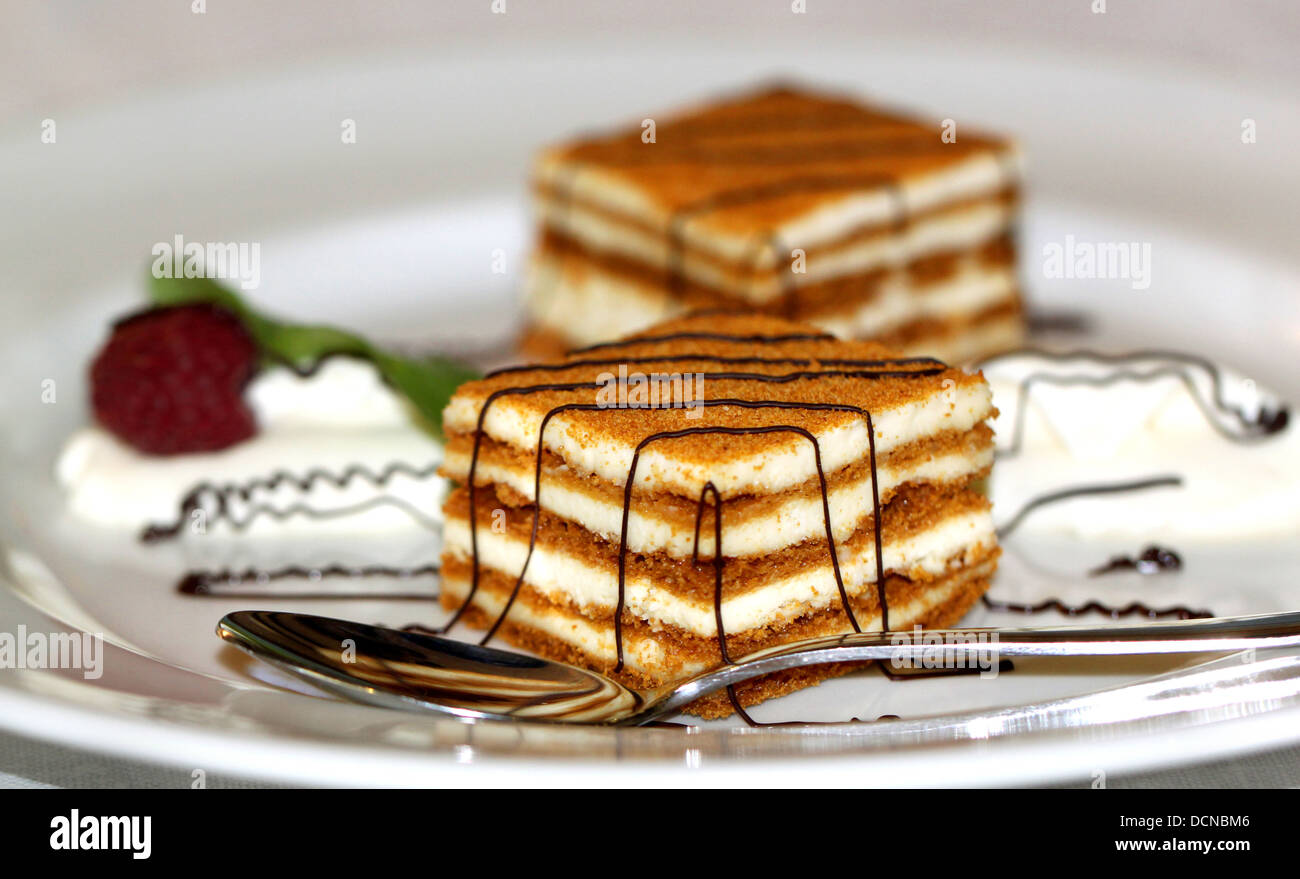 Molto gustose torte Foto Stock