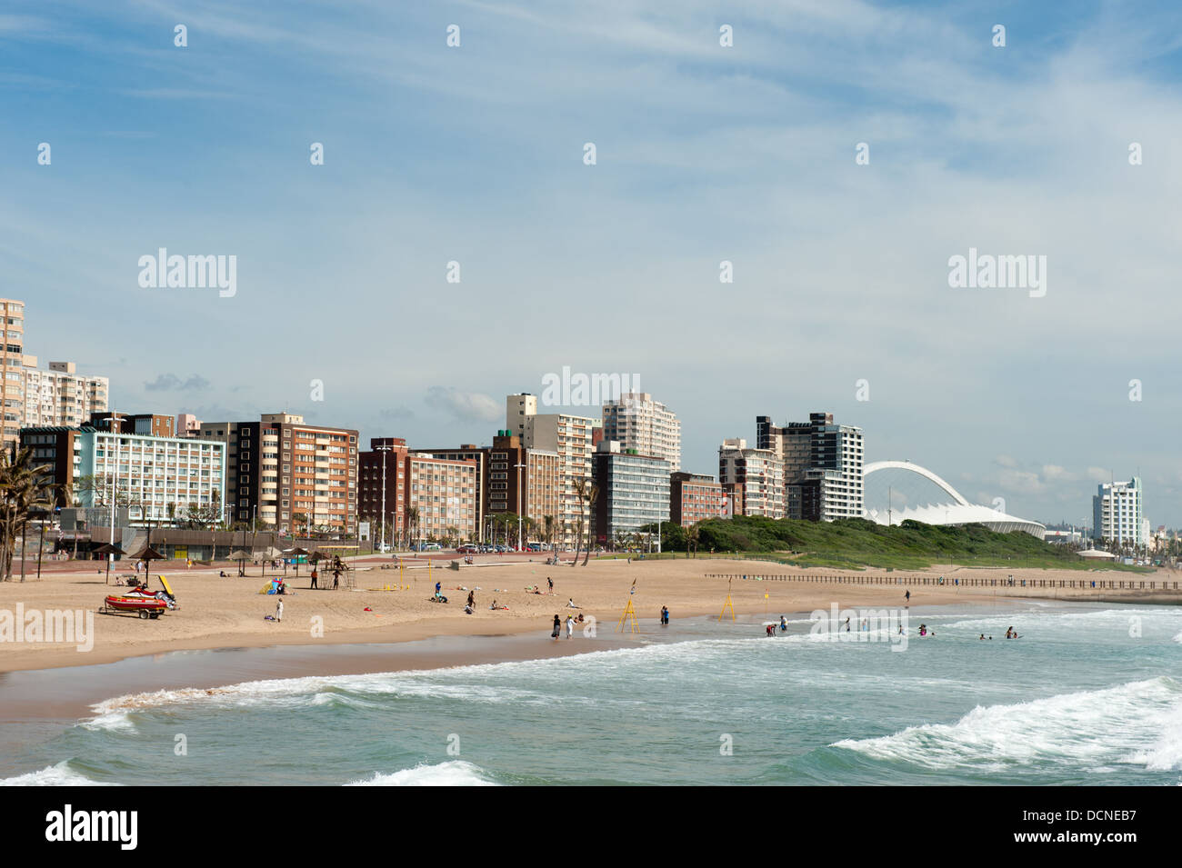 Lungomare di Durban, Sud Africa Foto Stock