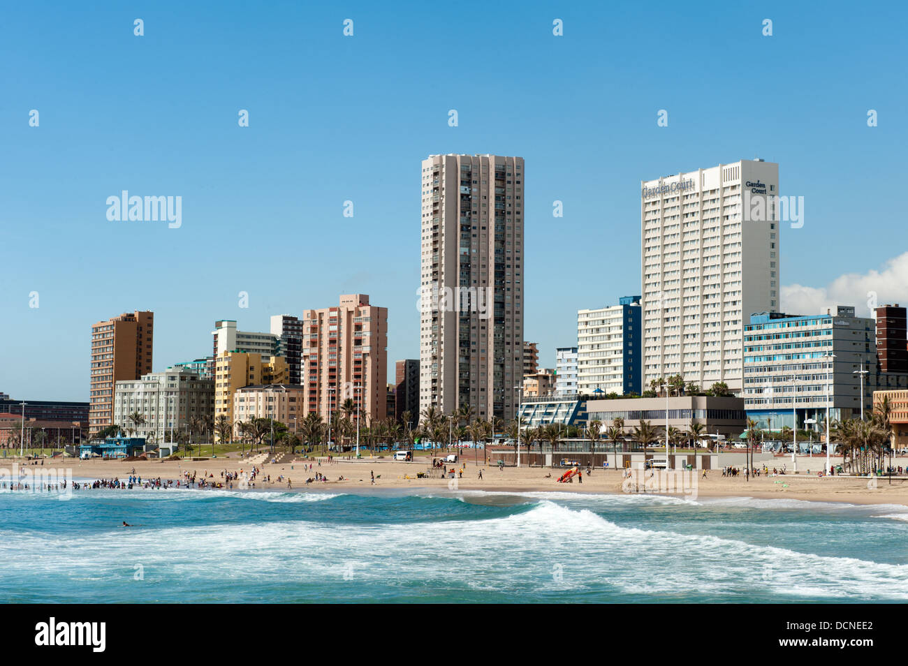 Lungomare di Durban, Sud Africa Foto Stock