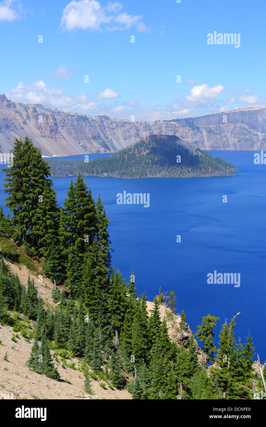 Di Crater Lake, Oregon, Stati Uniti d'America Foto Stock