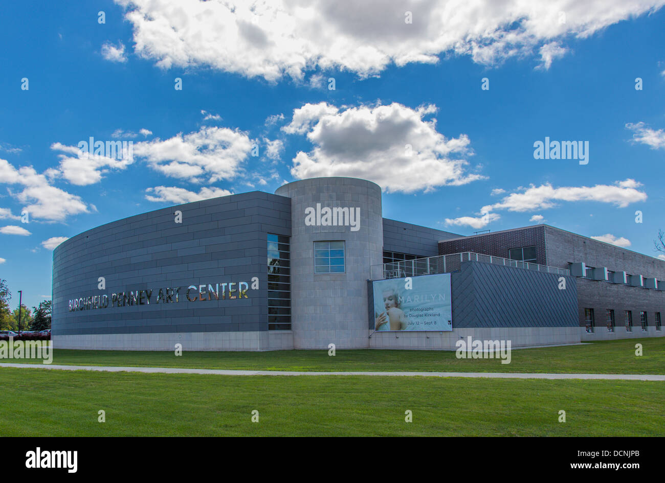 Il Burchfield Penney Art Center nella città di Buffalo New York, Stati Uniti nella città di Buffalo New York Stati Uniti Foto Stock