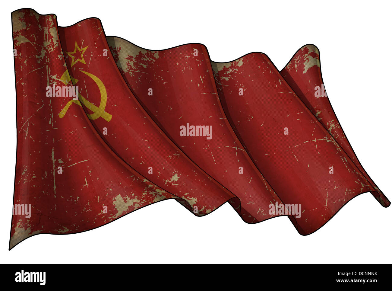 Unione Sovietica bandiera storica Foto Stock