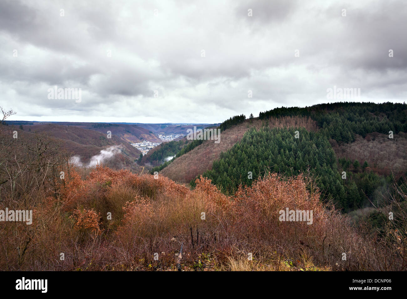 Le montagne in autunno Foto Stock