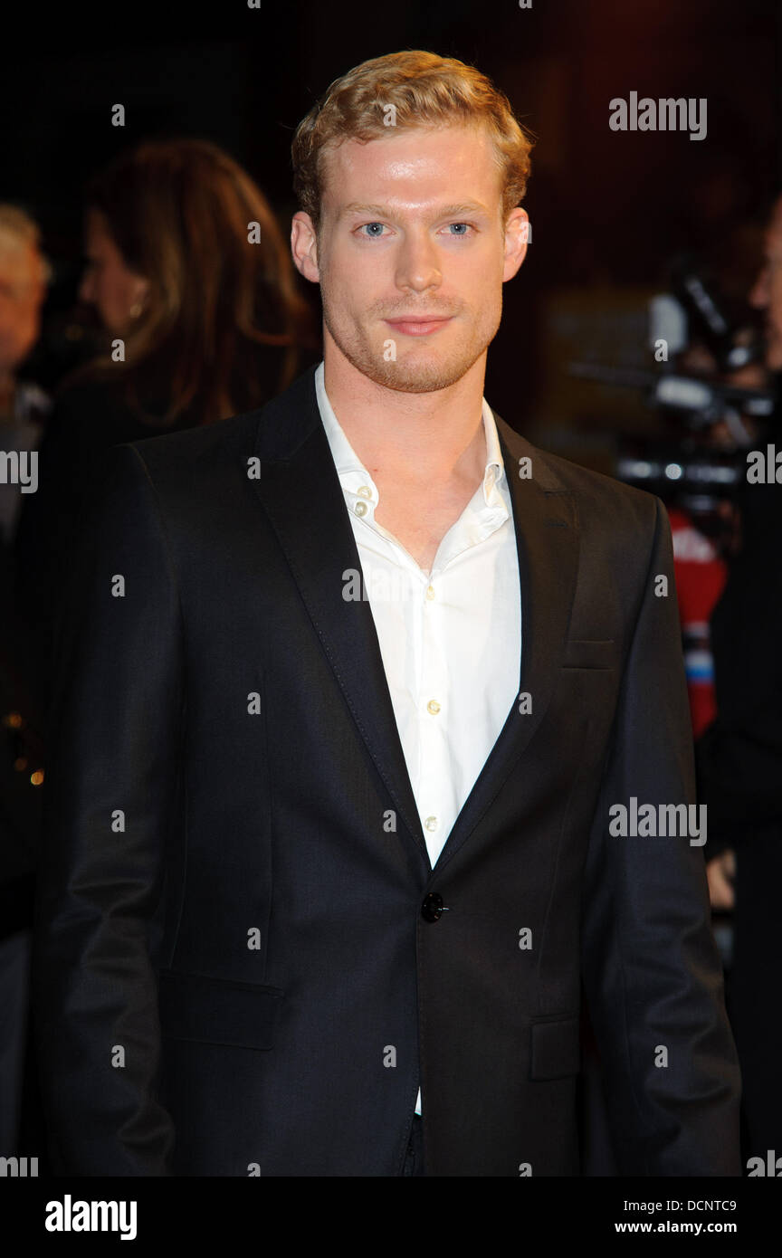 Sam Reid Premiere di anonimo a BFI London Film Festival presso Empire, Leicester Square - Arrivi. Londra, Inghilterra - 25.10.11 Foto Stock