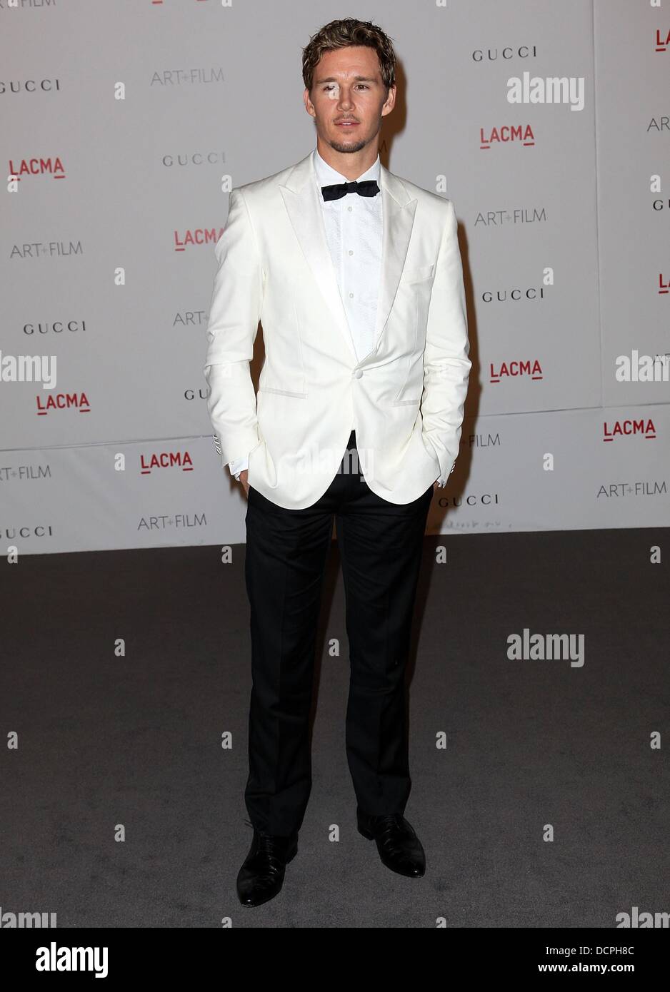 Ryan Kwanten LACMA l arte della pellicola e di Gala in onore di Clint Eastwood e John Baldessari a LACMA di Los Angeles, California - 05.11.11 Foto Stock