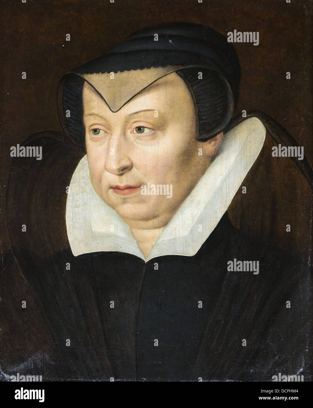 Catherine de Medicis, moglie di Henri II - Ecole française Philippe Sauvan-Magnet / Museo attivo Foto Stock