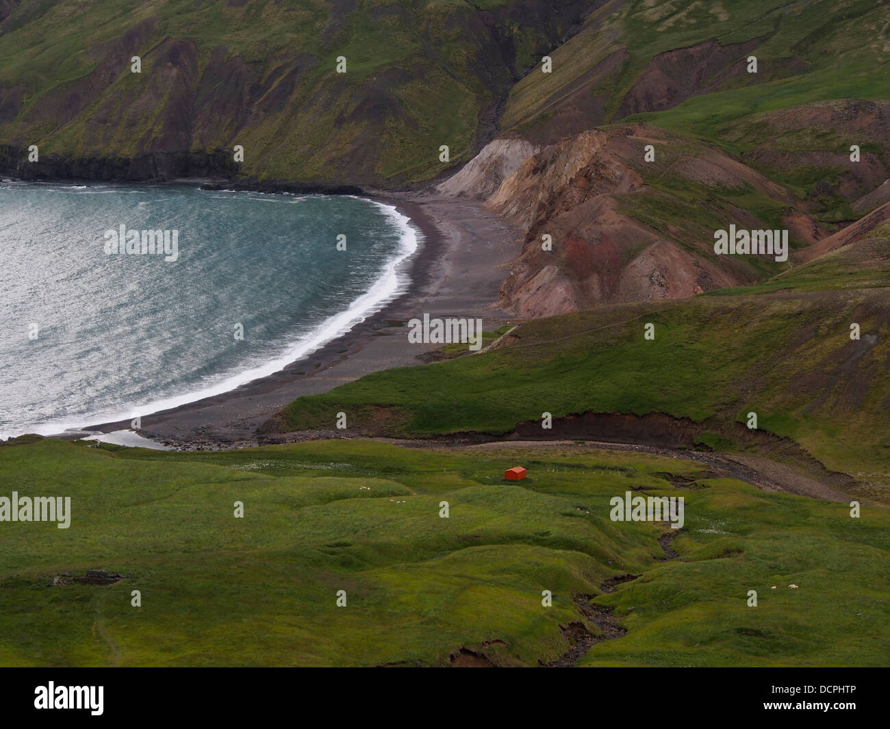 Brunavik Bay, a est di fiordi, Islanda Foto Stock