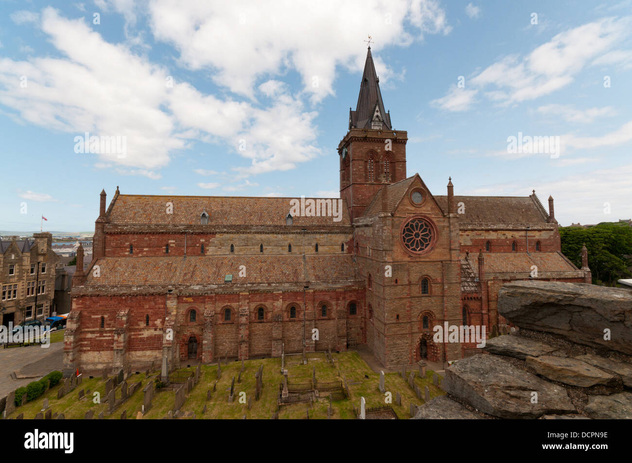 St Magnus Cathedral, Kirkwall, Orkney Foto Stock
