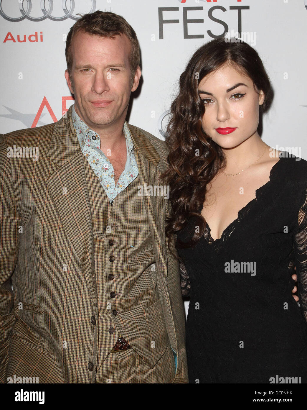 Thomas Jane e Sasha Grey AFI Fest 2011 Premiere di 'I fondere con voi" tenutasi presso il teatro egiziano di Hollywood, in California - 07.11.11 Foto Stock