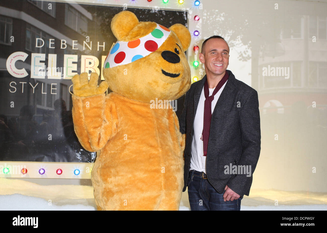 Contrassegnare Heyes BBC Bambini in bisogno di stile celebrità sfida Debenhams a Londra, Inghilterra - 09.11.11 Foto Stock