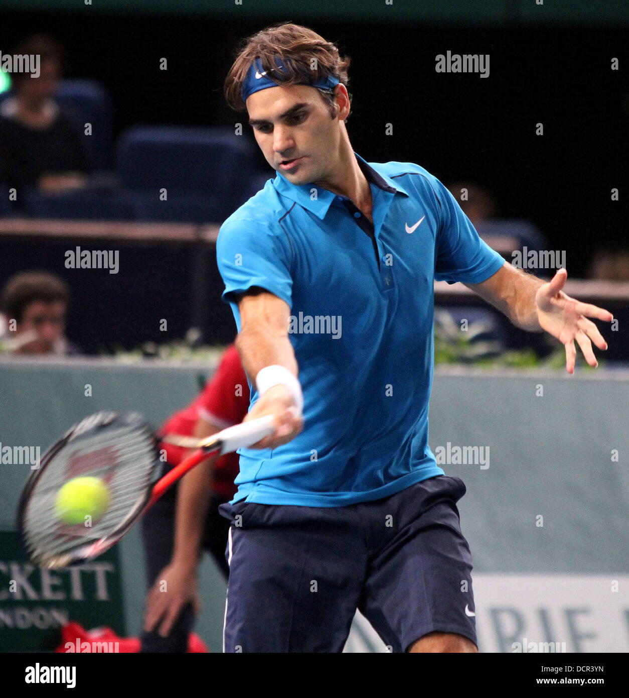 Roger Federer BNP Paribas Masters 2011 al Palais Omnisports de Paris-Bercy  Parigi, Francia - 11.11.11 Foto stock - Alamy