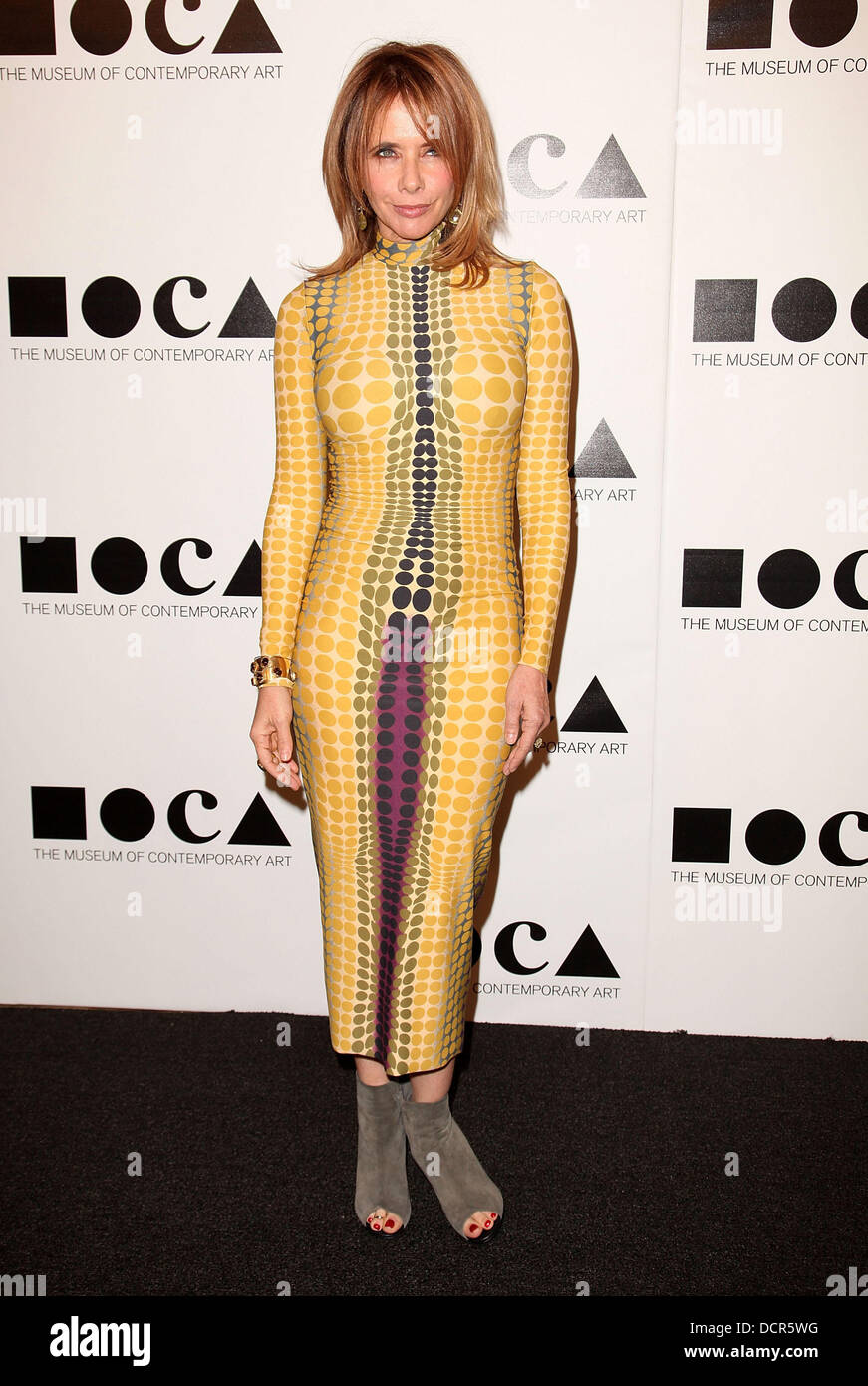 Rosanna Arquette 2011 MOCA Gala: 'L'artista vita Manifesto' diretto da Marina Abramovic al MOCA Grand Avenue - Gli arrivi di Los Angeles, California - 12.11.11 Foto Stock