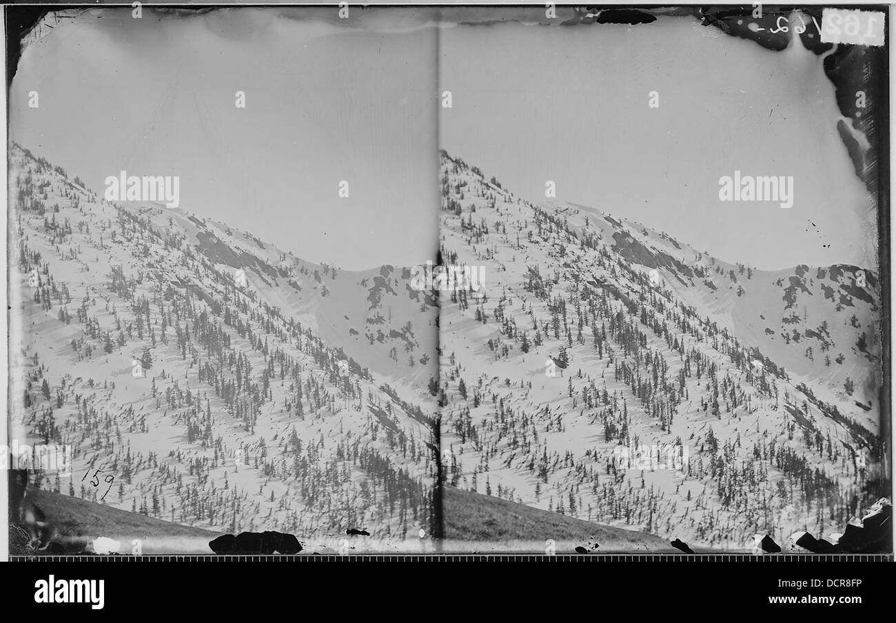 Le Snow Peaks nel Bullrun Mining District del Nevada, o le San Francisco Mountains dell'Arizona, sono rinomate per le loro caratteristiche geologiche e la storia mineraria. Foto Stock