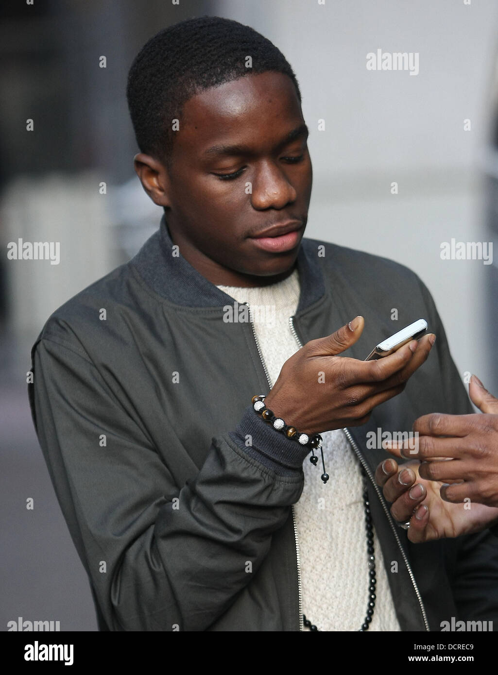Tinchy Stryder al ITV Studios di Londra - Inghilterra - 15.11.11 Foto Stock