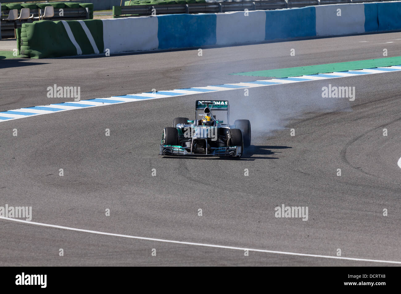 Mercedes AMG Petronas F1 Team - Lewis Hamilton - 2013 Foto Stock