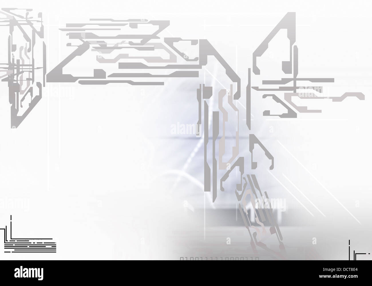 Hi Tech di sfondo Foto Stock