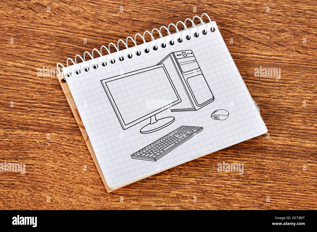 Calcolatore di disegno Foto Stock